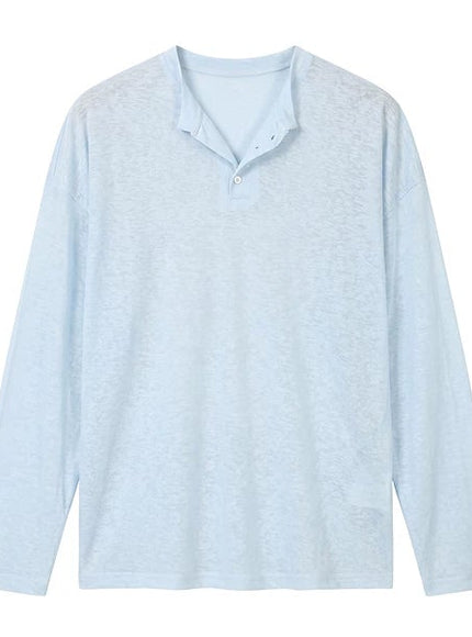 ヘンリークールロングスリーブTシャツ