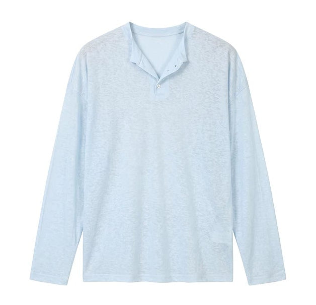 ヘンリークールロングスリーブTシャツ