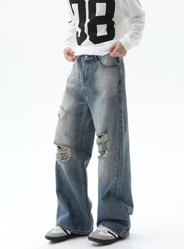 ブルーダメージデニム