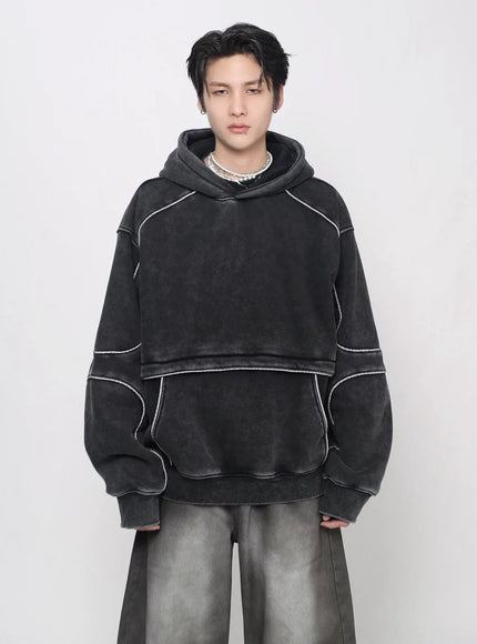 ウォッシュドラインパーカー