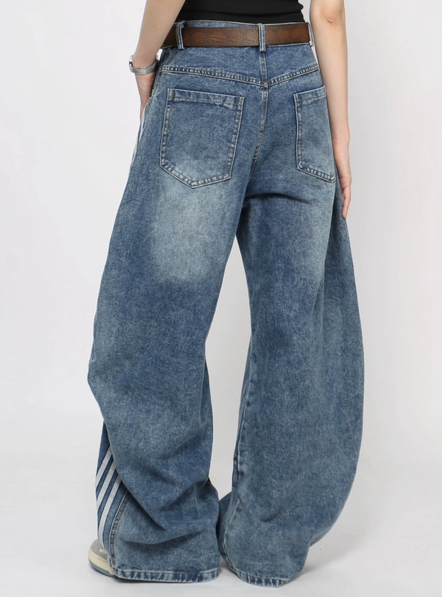 ストリートラインワイドデニム