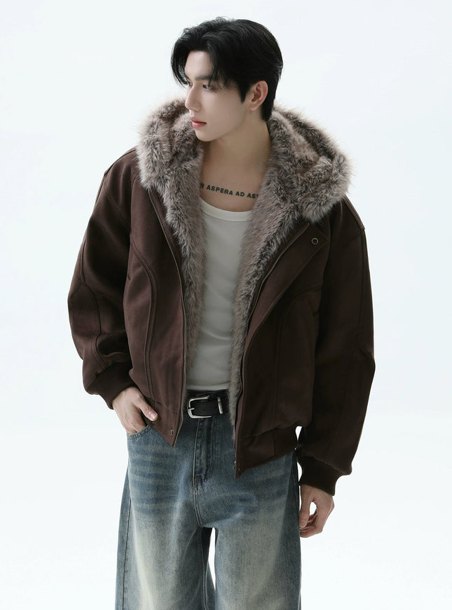 ダークファーショートダウン