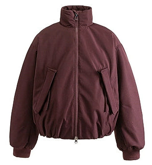 スタンドネックボンバーブルゾン