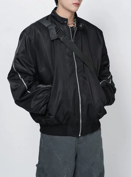 ジッパーショートジャケット