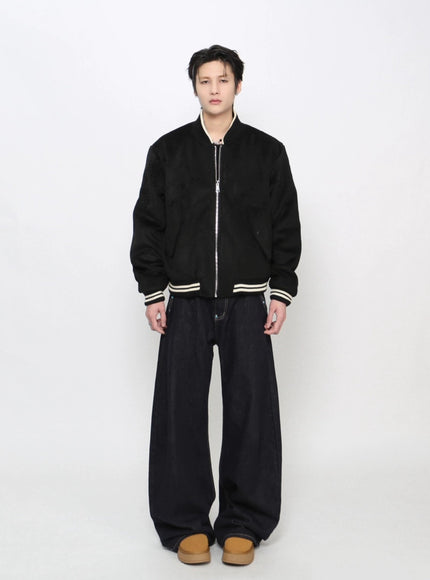 ラインリブスタンドブルゾン