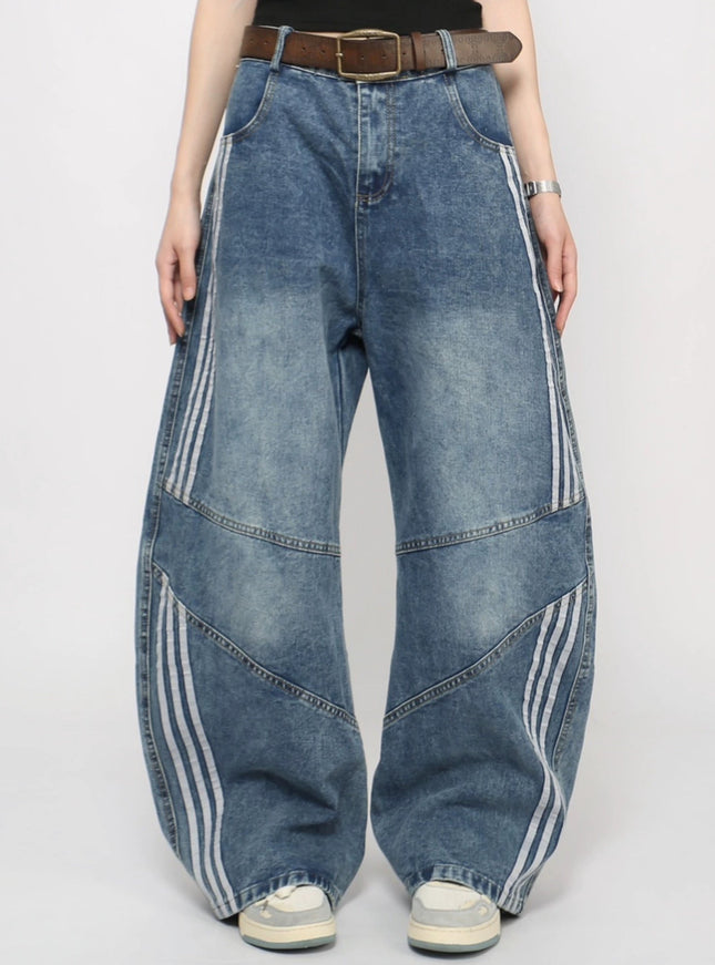 ストリートラインワイドデニム