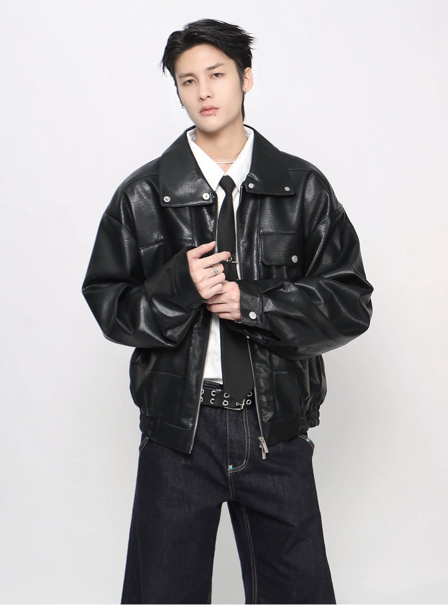KRストリートレザージャケット