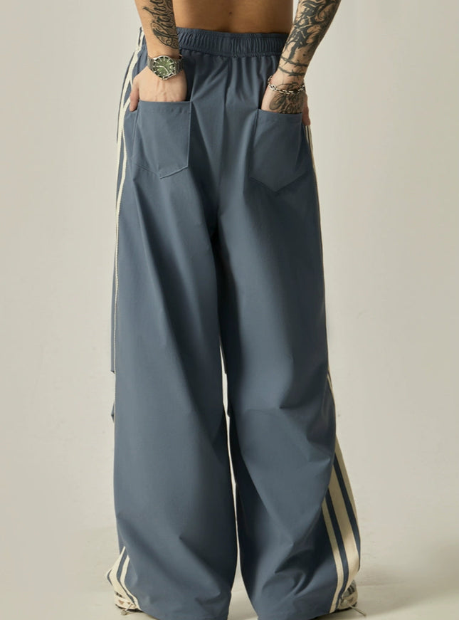 スリーラインルーズボトムス