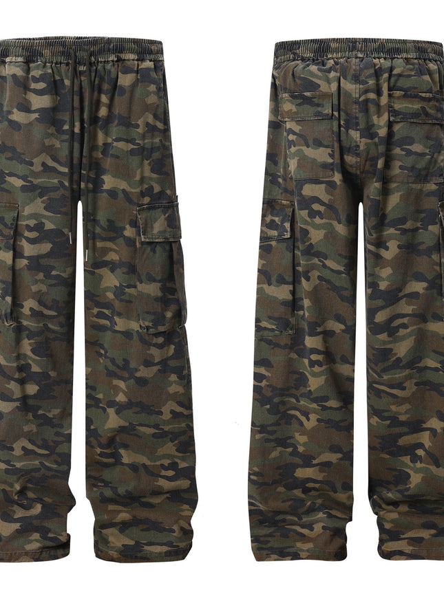 カモフラージュカーゴパンツ