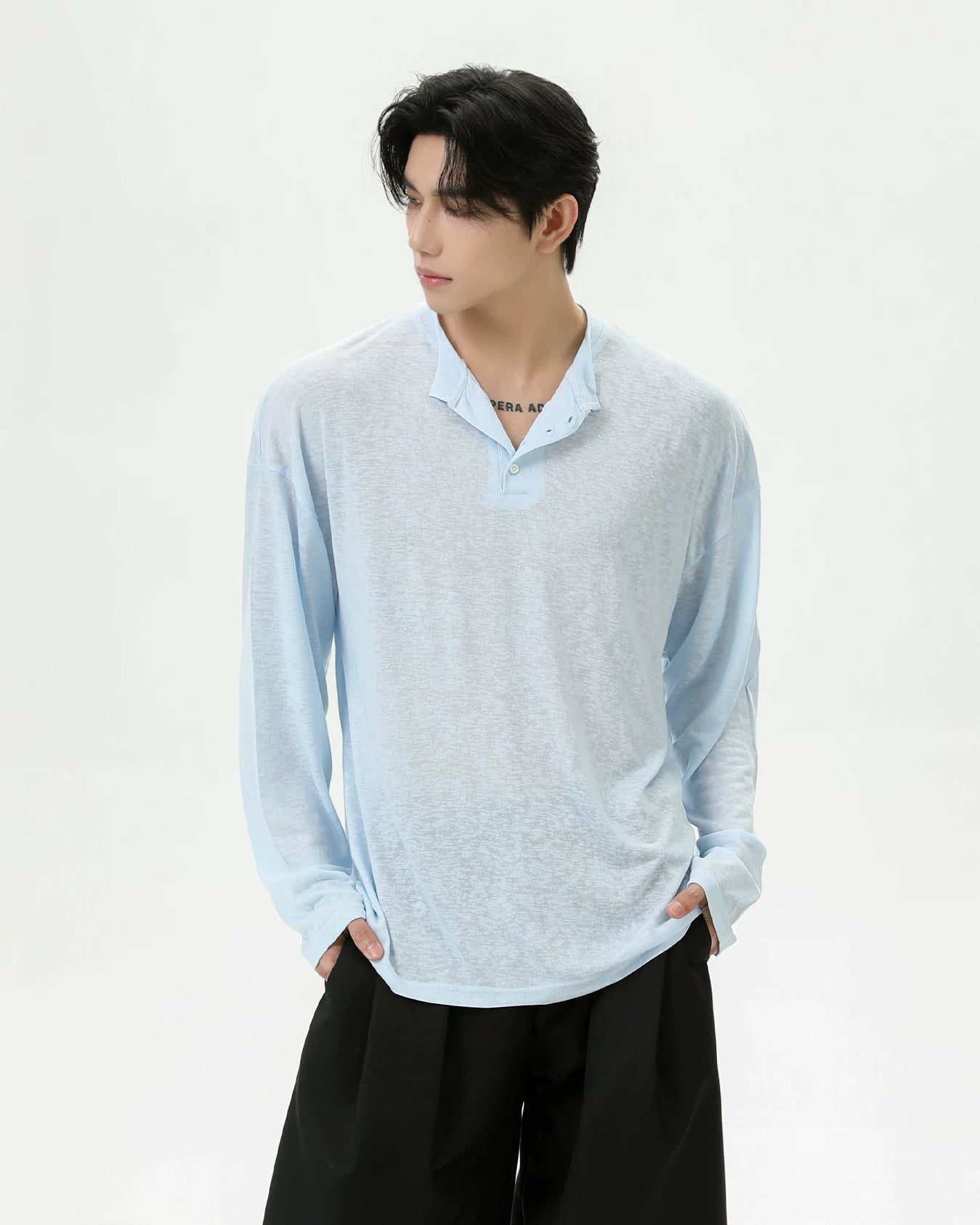 ヘンリークールロングスリーブTシャツ – SEON