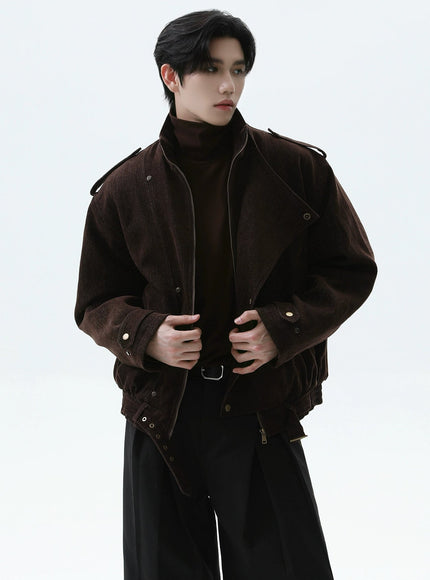 コーデュロイショートジャケット