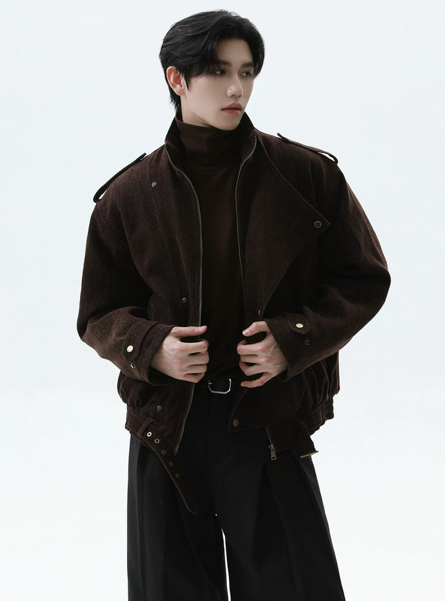 コーデュロイショートジャケット