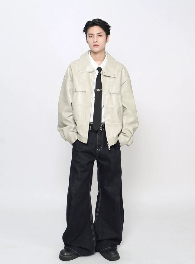 KRストリートレザージャケット