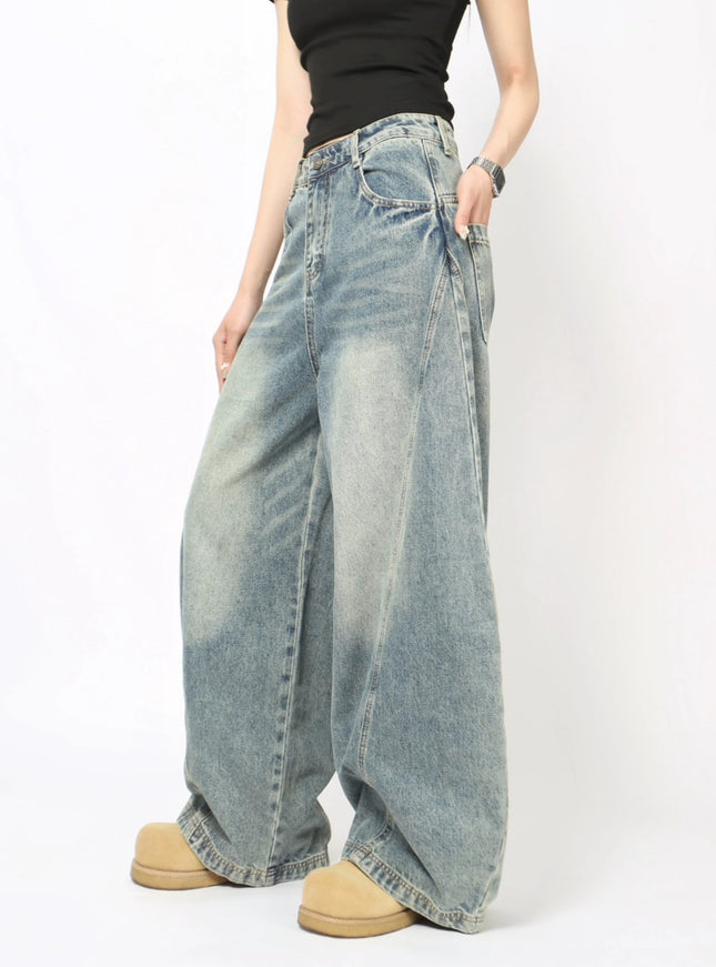 ワイドバギーデニムパンツ