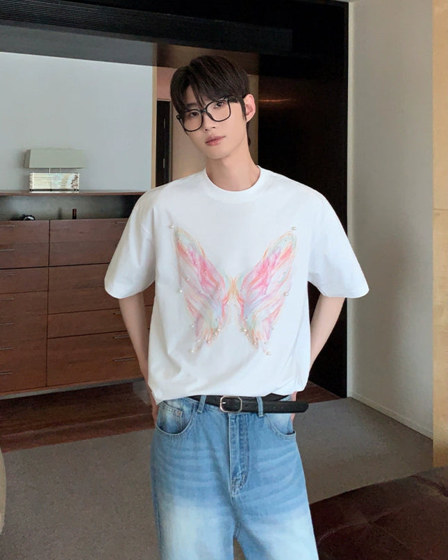 シンプルバタフライTシャツ