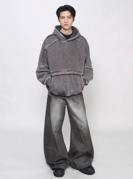 ウォッシュドラインパーカー