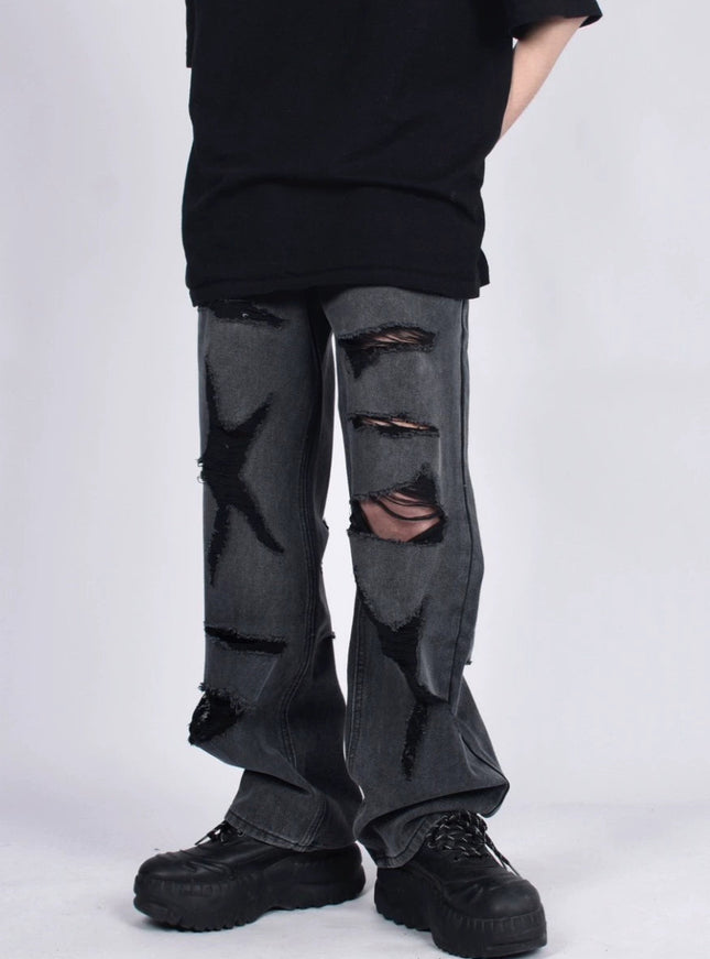 ダメージウォッシュデニム