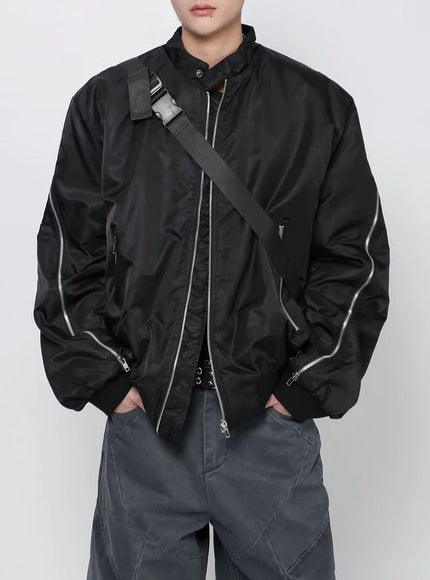 ジッパーショートジャケット