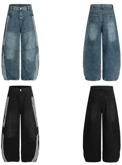 ストリートラインワイドデニム