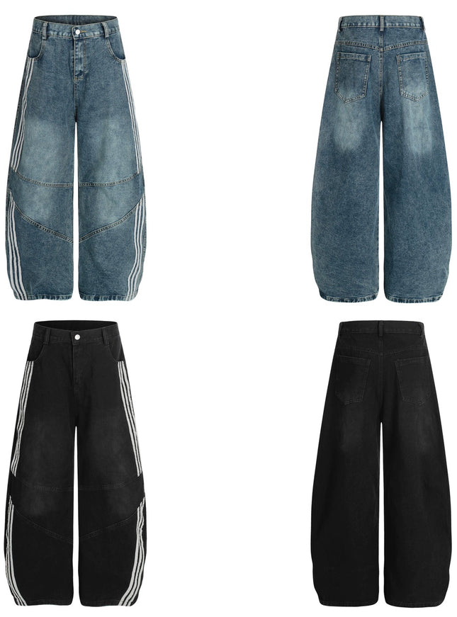 ストリートラインワイドデニム