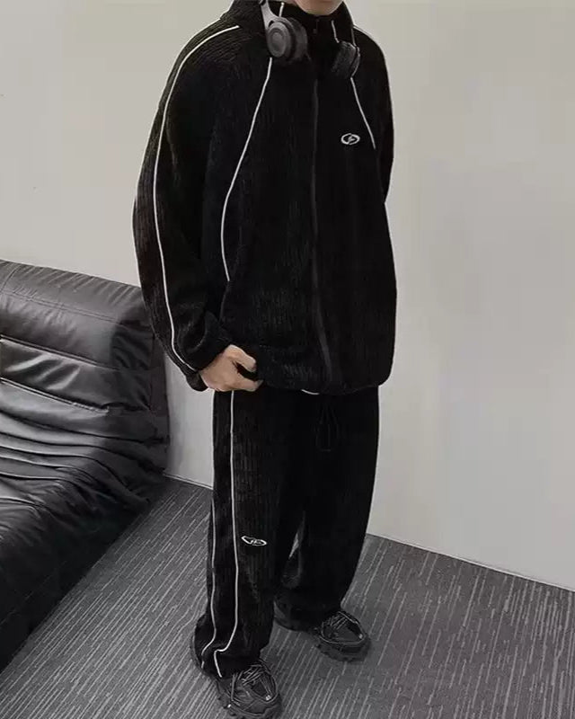 ストリートカジュアルベロアトラックセットアップ