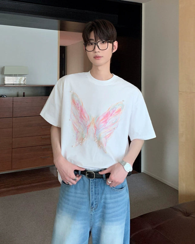 シンプルバタフライTシャツ