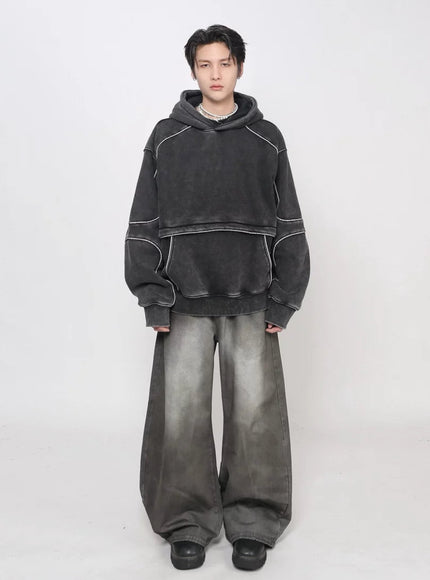 ウォッシュドラインパーカー