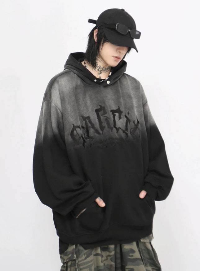 ダークトーン グラフィックパーカー