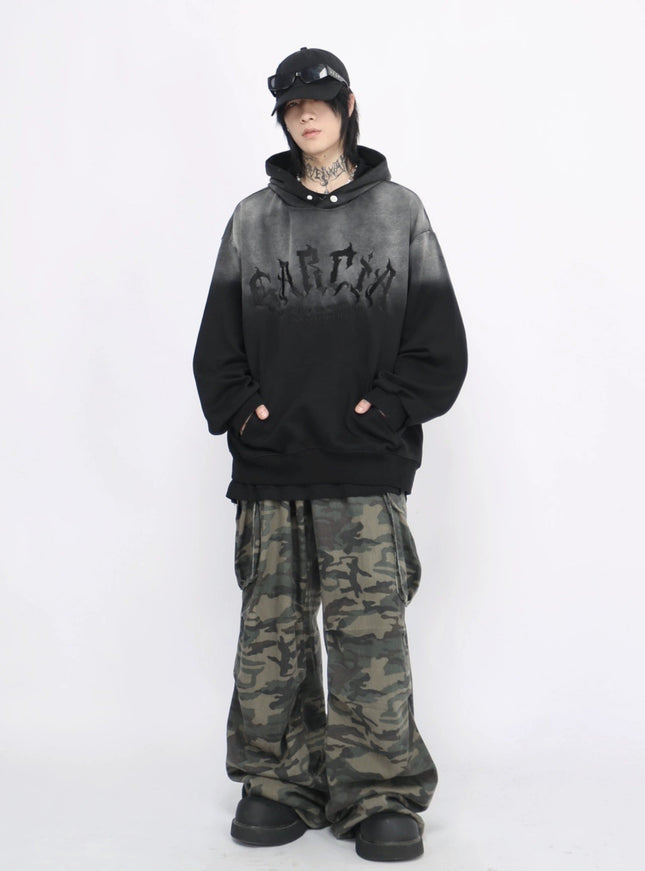 ダークトーングラフィックパーカー