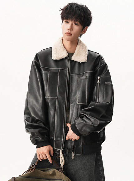 ボアレザージャケット