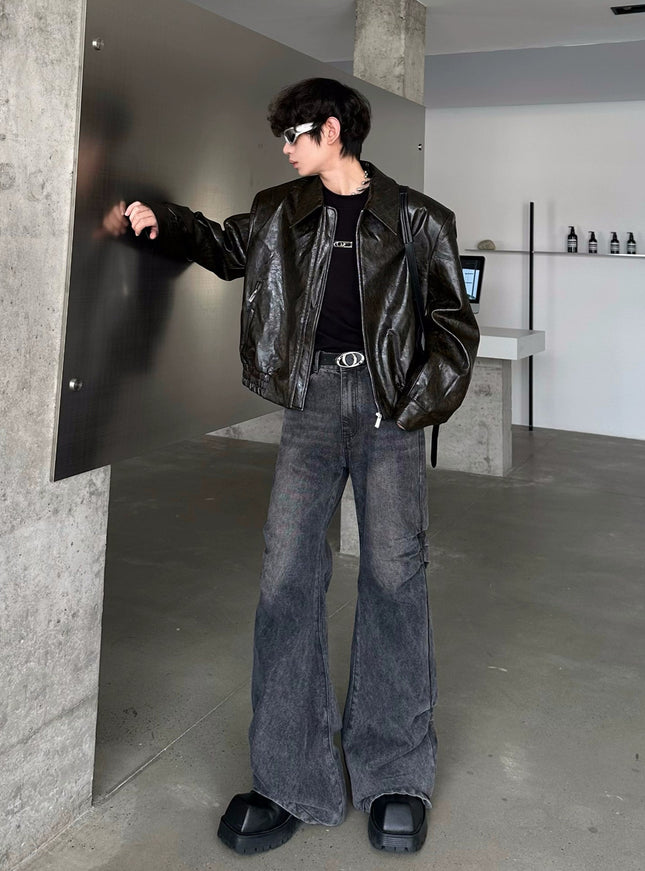 アーバンレザートラックジャケット