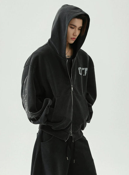 07トライバルジップフーディー