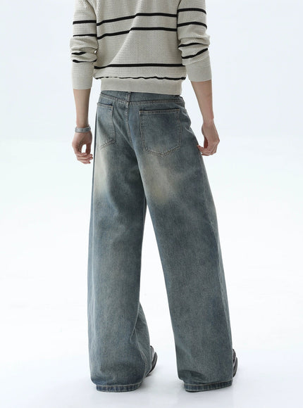 ストームフェードワイドジーンズ