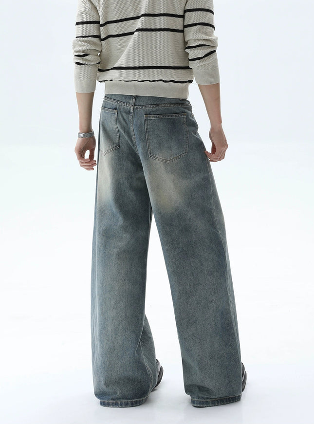 ストームフェードワイドジーンズ