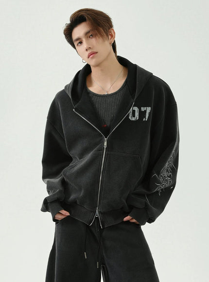 07トライバルジップフーディー