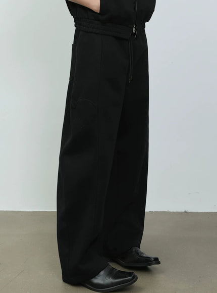 ワイドスウェットパンツ