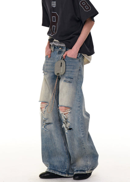 ウォッシュダメージデニム – SEON
