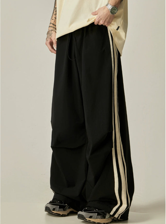 スリーラインルーズボトムス