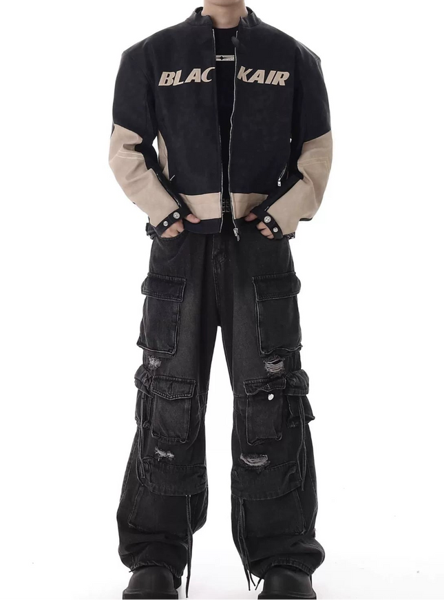 ダメージストリートオーバーサイズカーゴパンツ