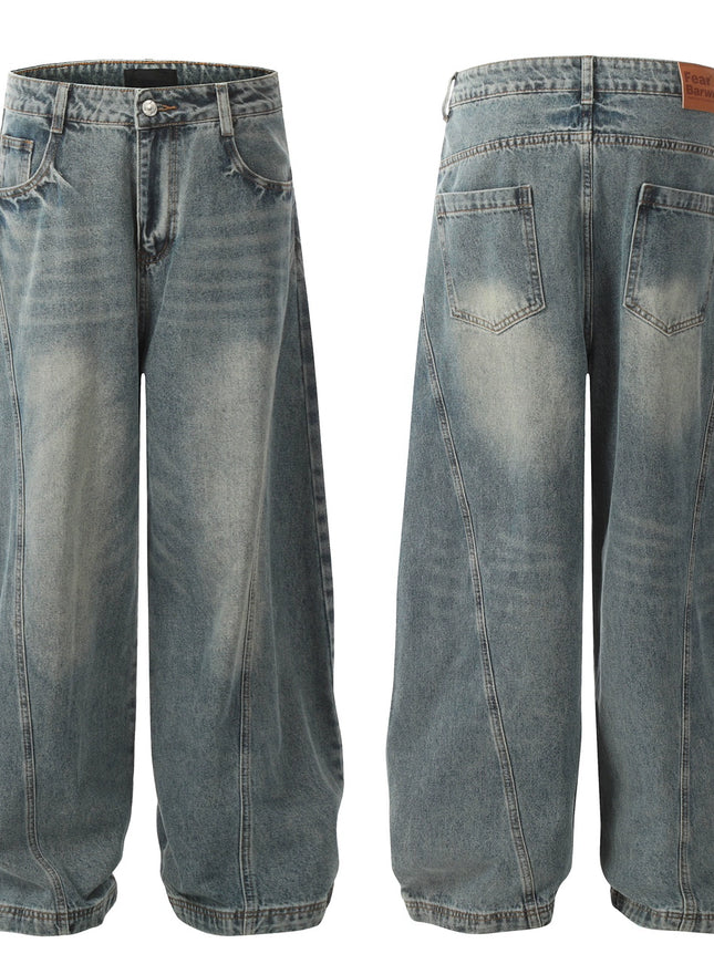 ワイドバギーデニムパンツ