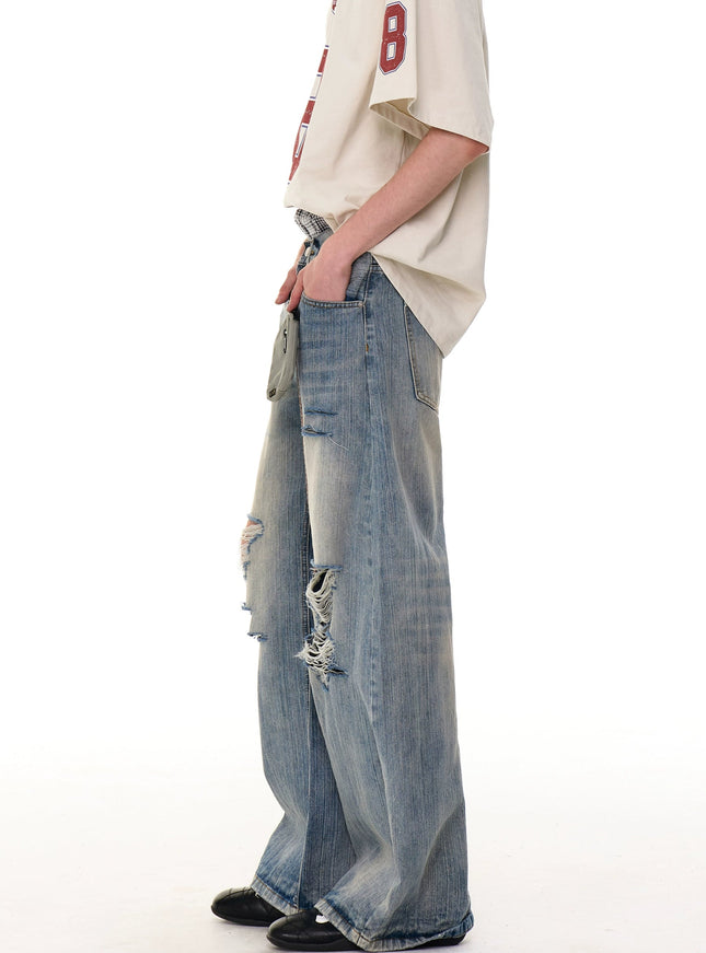 ウォッシュダメージデニム