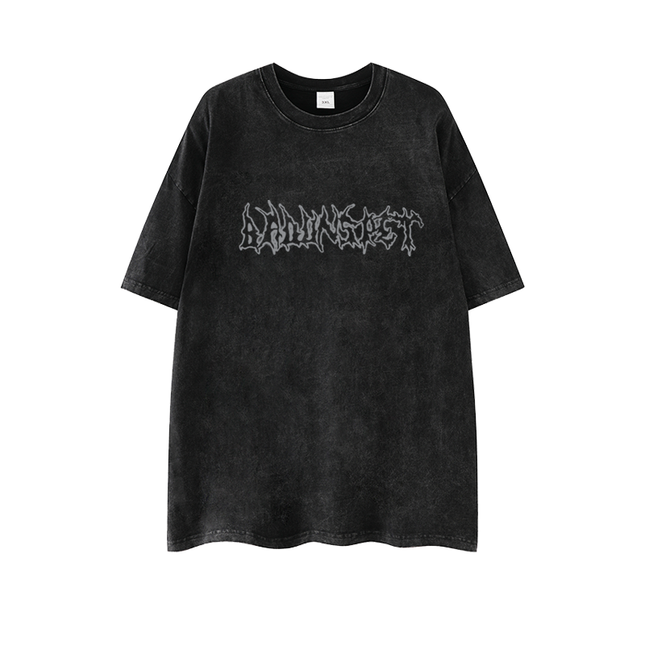 レタープリントTシャツ