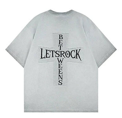 オーバーウォッシュクロスTシャツ