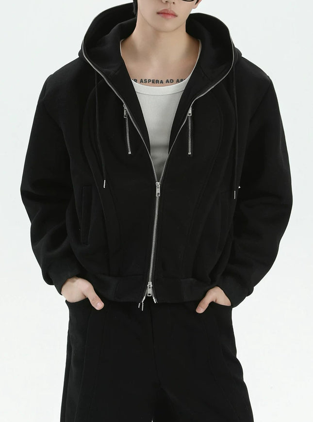 ルーズラインスウェットパーカー