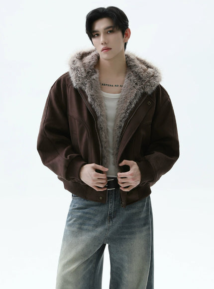 ダークファーショートダウン