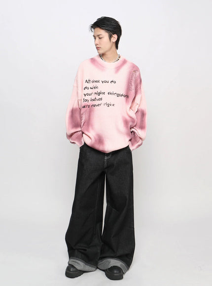 ソウルグランジダメージニット