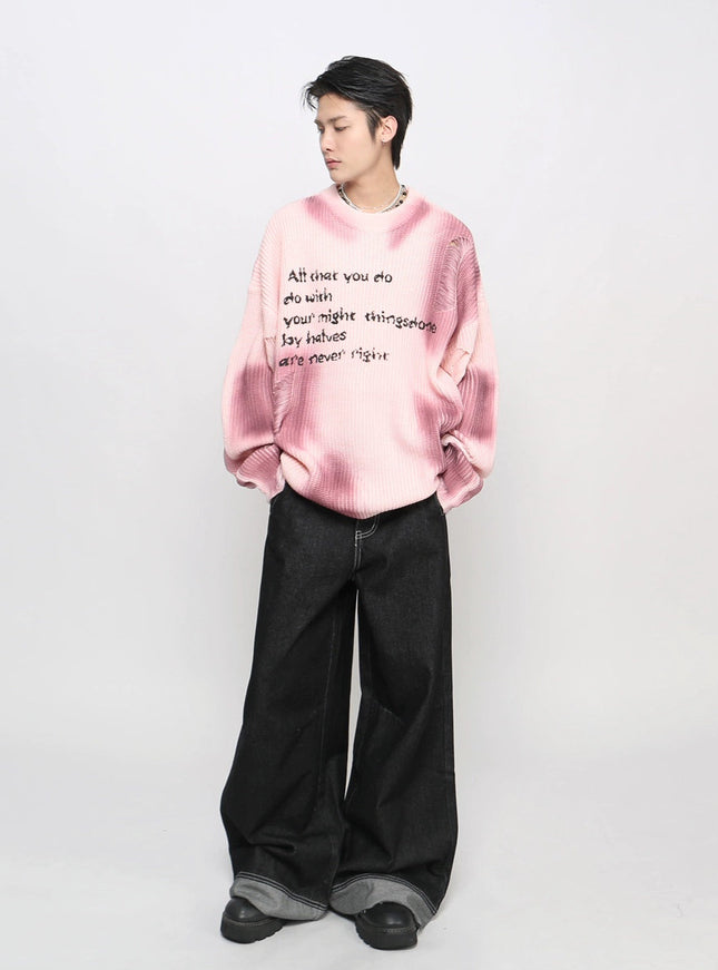 ソウルグランジダメージニット