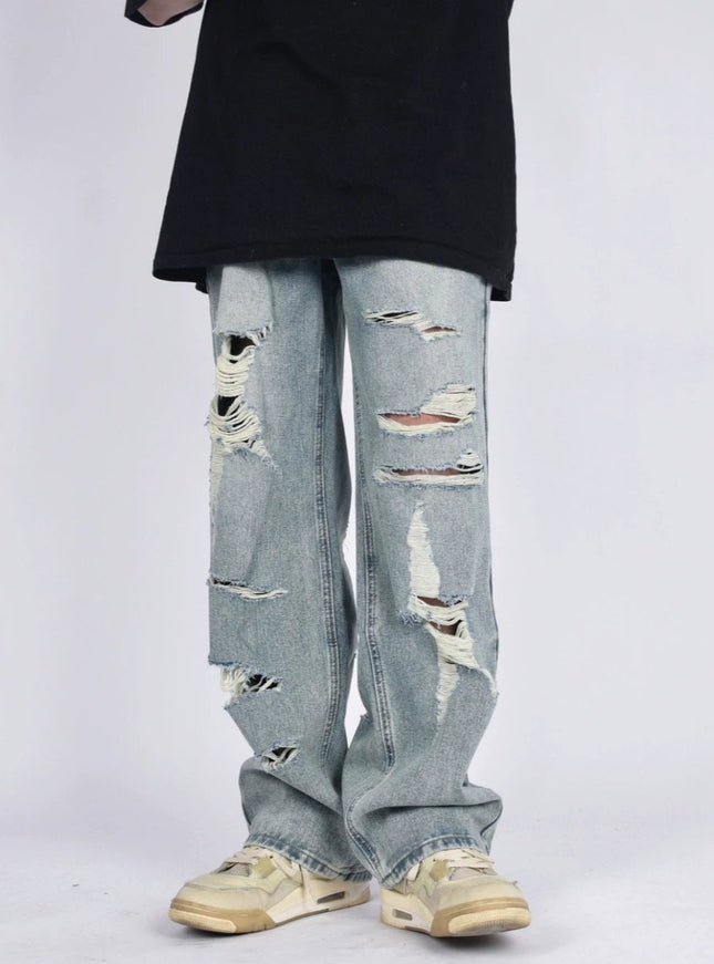 ダメージウォッシュデニム