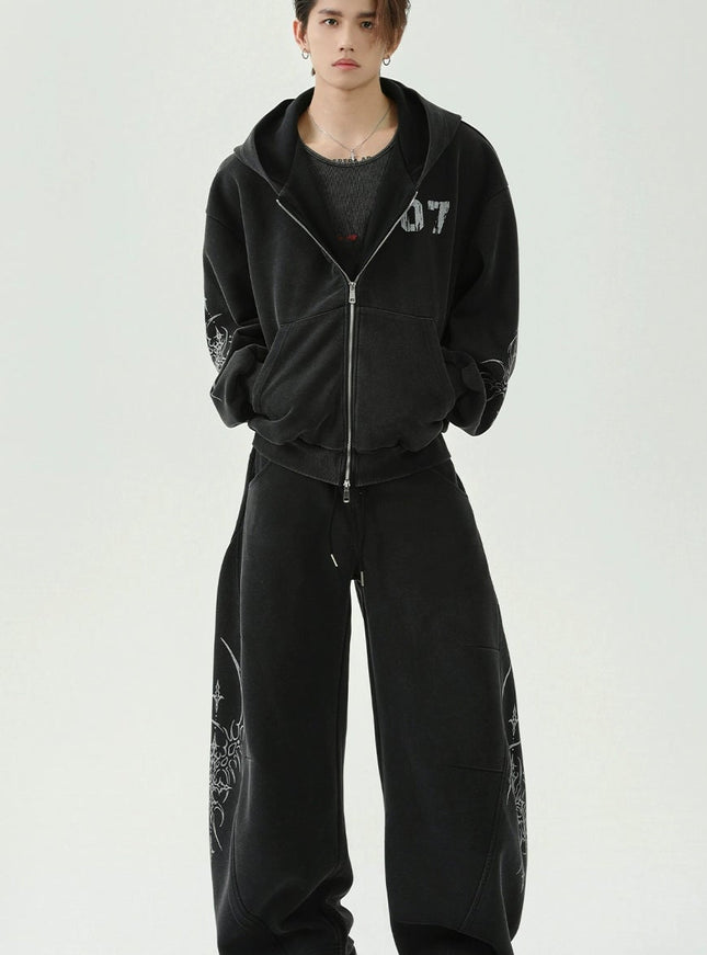 07トライバルジップフーディー