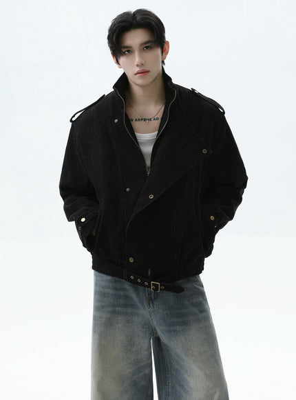 コーデュロイショートジャケット